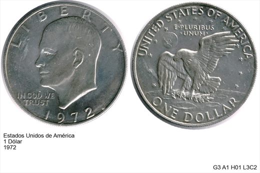 EUA - Dolar 1 - 1972 - G3 A1 H01 L3C2