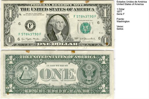 EUA - Dolar 1 - 1977 - Serie F