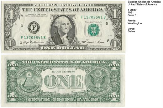 EUA - Dolar 1 - 1981 - Serie F