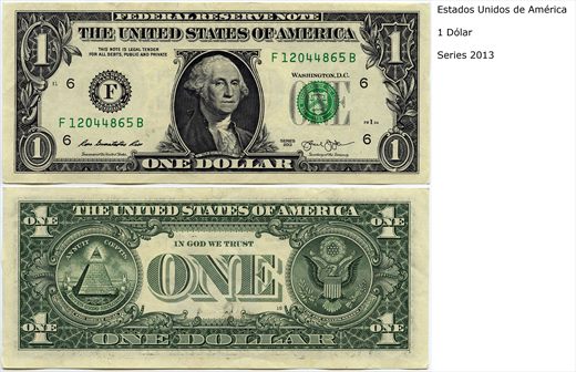 EUA - Dolar 1 - 2013 - Serie F