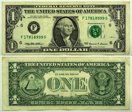 EUA - Dolar 1 - 1999 - Serie F