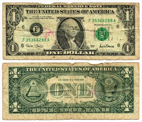 EUA - Dolar 1 - 2001 - Serie F