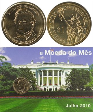 EUA - Dolar 1 - 2010 (Moeda do Mes Julho 2010)
