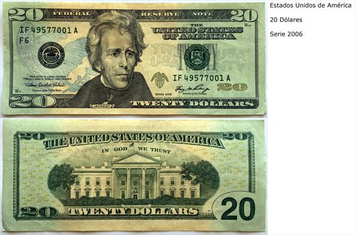 EUA - Dolar 20 - 2006
