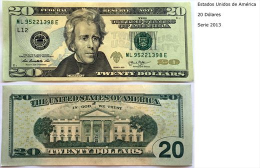 EUA - Dolar 20 - 2013