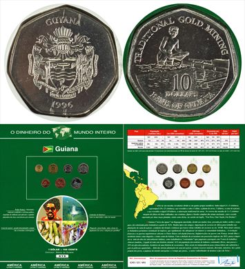 Guiana - Dolar 10 - 1996 DMI