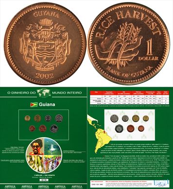 Guiana - Dolar 1 - 2002 DMI