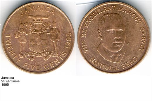 Jamaica - Centimo 25 - 1995 - G6 A3 H02 L6C5