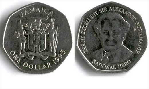 Jamaica - Dolar 1 - 1995
