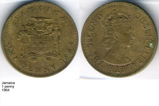 Jamaica - Penny 1 - 1964 - G5 A2 H12 L5C1