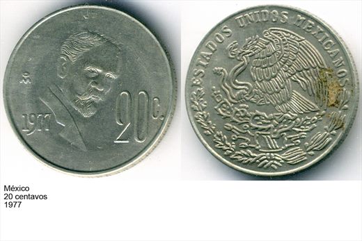 Mexico - Centavo 20 - 1977 - G6 A1 H09 L4C1