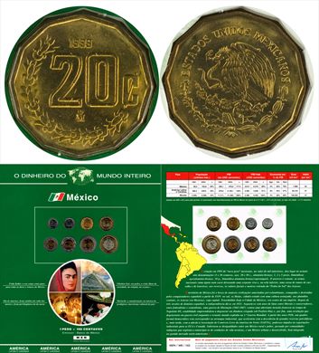 Mexico - Centavo 20 - 1999