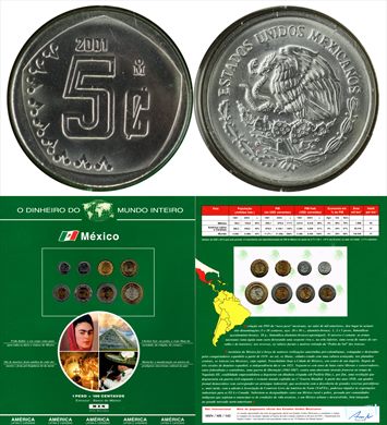Mexico - Centavo 5 - 2001