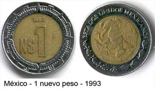 Mexico - Nuevo Peso 1 - 1993
