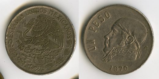 Mexico - Peso 1 - 1970