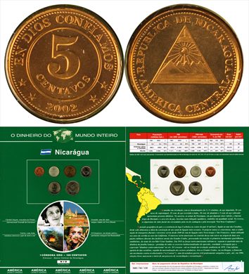 Nicaragua - Centavo 5 - 2002