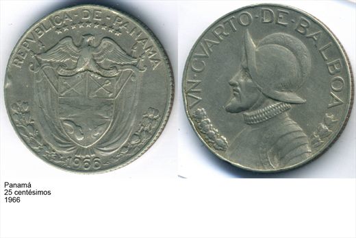 Panama - Centesimo 25 - 1966 - G5 A3 H02