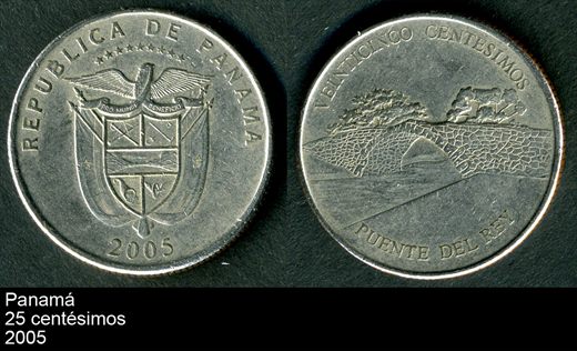 Panama - centesimo 25 - 2005