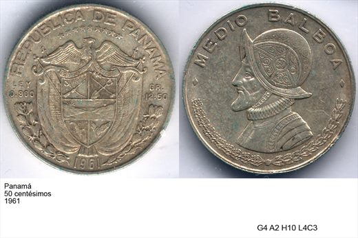 Panama - Centesimo 50 - 1961 - G4 A2 H10 L4C3