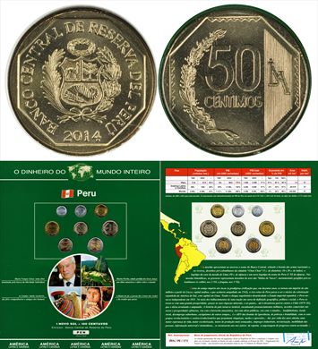 Peru - Centimo 50 - 2014 DMI