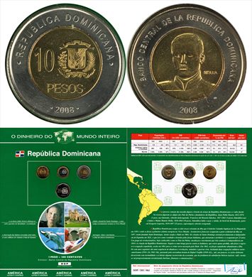 Republica Dominicana - Peso 10 - 2008 DMI