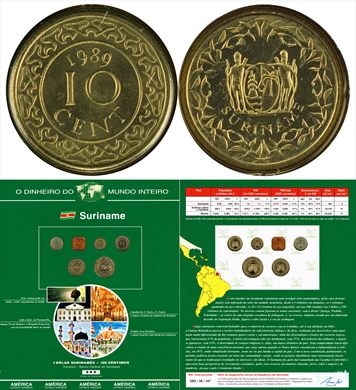 Suriname - Cent 10 - 1989 DMI