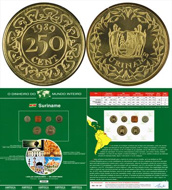 Suriname - Cent 250 - 1989 DMI