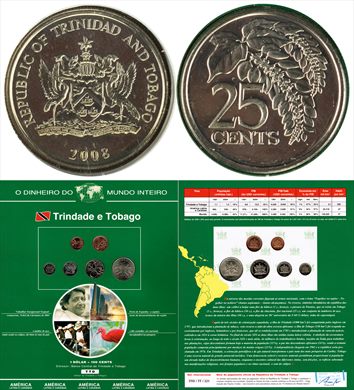 Trindade e Tobago - Cent 25 - 2008 DMI