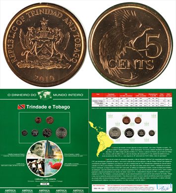 Trindade e Tobago - Cent 5 - 2010 DMI