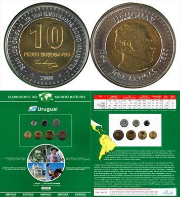 Uruguay - Peso 10 - 2000 DMI