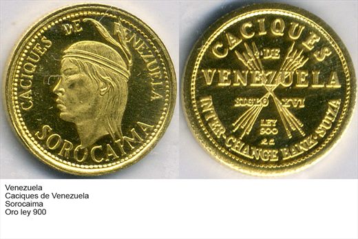 Venezuela - Caciques - Sorocaica Siglo XVI - Oro