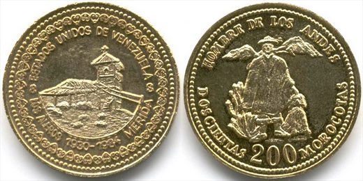 Venezuela - Merida - Los Aleros - 200 Morocotas
