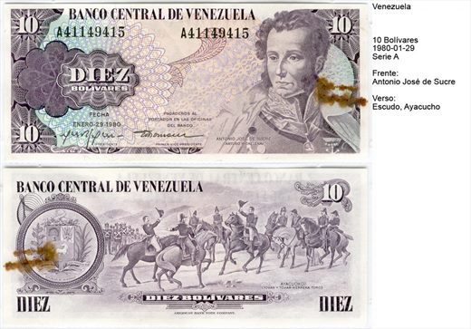 Venezuela - Bolivar 10 - 1980-01-29 - Serie A