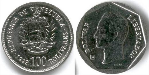 Venezuela - Bolivar 100 - 1999