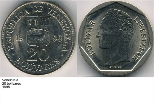 Venezuela - Bolivar 20 - 1998 - G6 A2 H05 L6C3