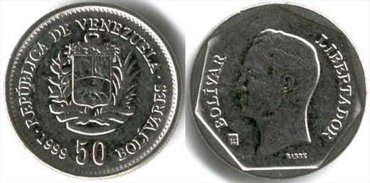 Venezuela - Bolivar 50 - 1999