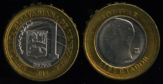 Venezuela - bolivar 1 - 2012