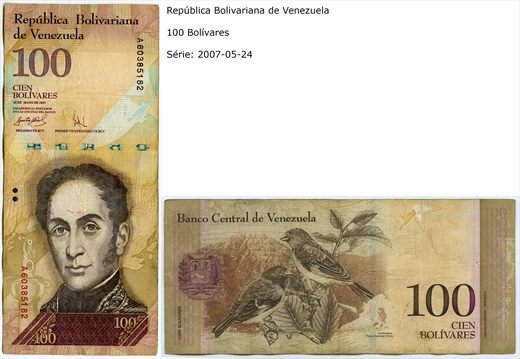 Venezuela - Bolivar 100 - 2007-05-24