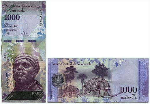 Venezuela - Bolivar 1000 - 2016-08-18