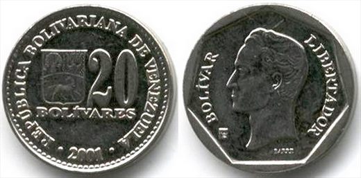 Venezuela - Bolivar 20 - 2001