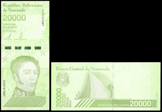 Venezuela - Bolivar 20000 - 2019-01-22