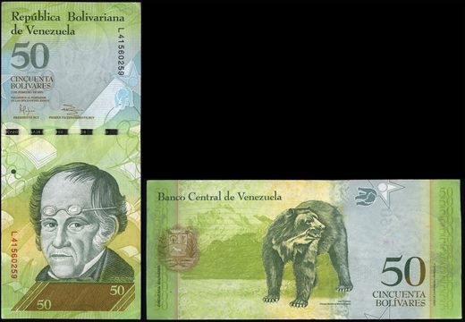 Venezuela - Bolivar 50 - 2011-02-03