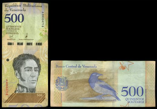 Venezuela - Bolivar 500 - 2018-01-15