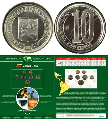 Venezuela - Centimo 10 - 2007 DMI