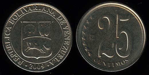 Venezuela - Centimo 25 - 2009