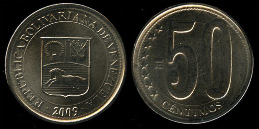 Venezuela - Centimo 50 - 2009