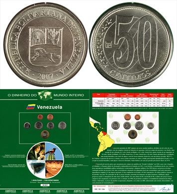 Venezuela - Centimo 50 - 2007 DMI