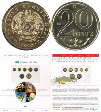 Cazaquistao - Tenge 20 - 2002 DMI