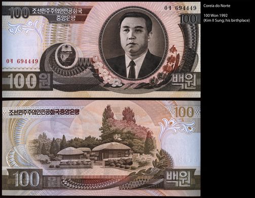 Coreia do Norte - Won 100 - 1992