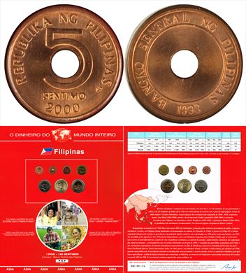 Filipinas - Centimo 5 - 2000 DMI